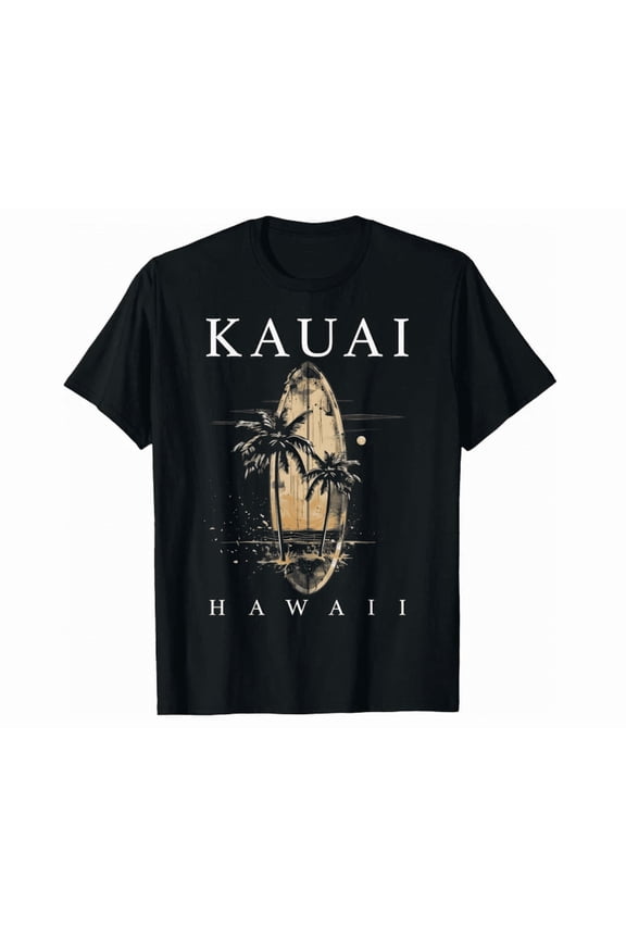 Kauai Hawaii Surf Hawaiian Vintage Surfing Surfer Gift Unisex Shirt Hot Trending Shirt, Vintage Birthday Gift