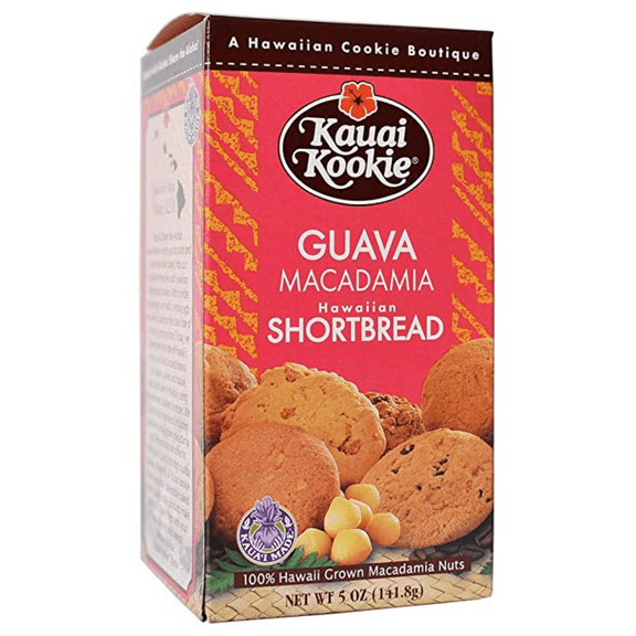 Kauai Kookie Guava Macadamia Hawaiian Style Cookies, 5 Oz.