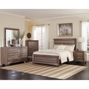 Phoenix Bedroom Set with Bookcase Headboard Deep Cappuccino - Walmart.com