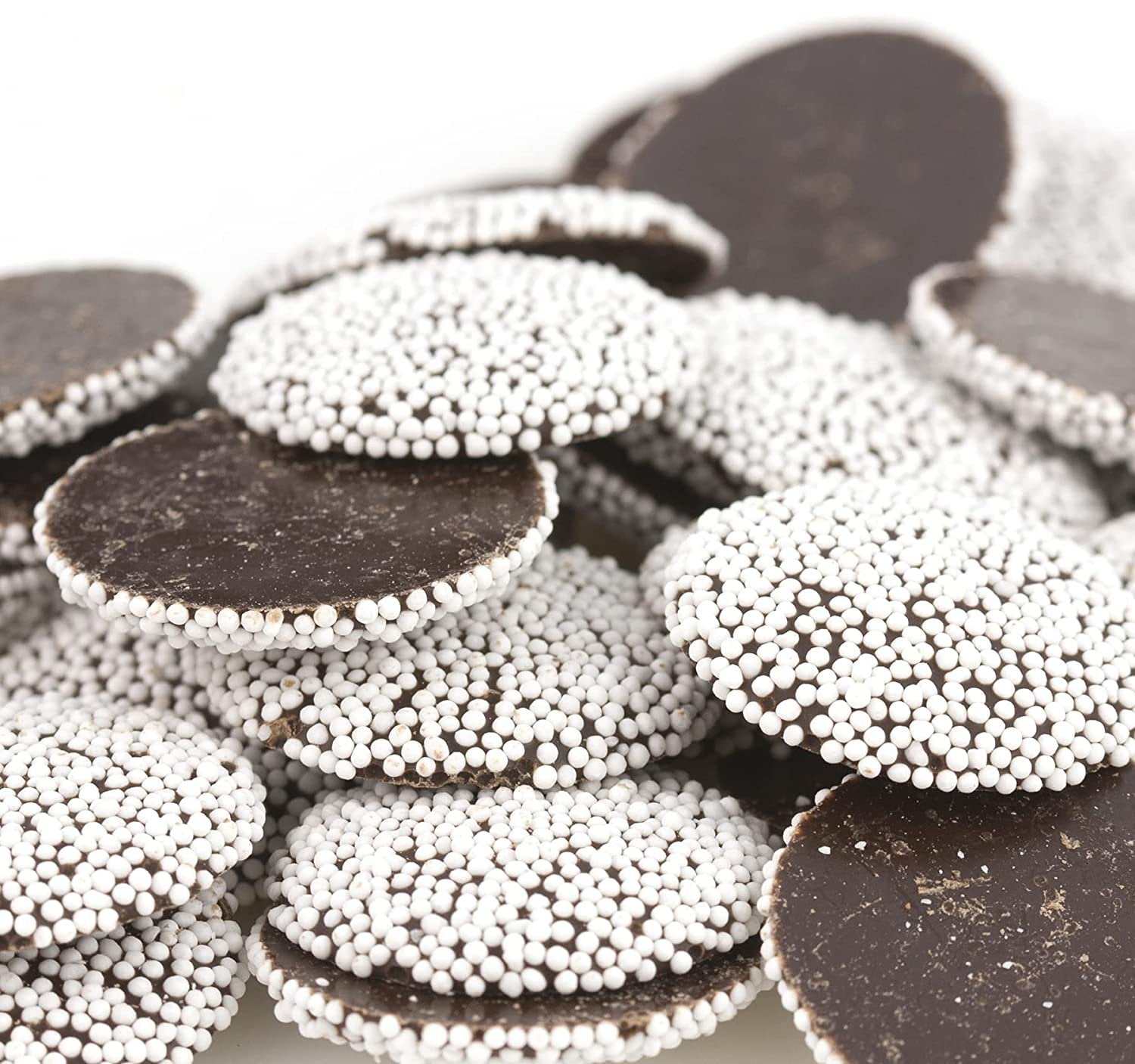 Kauffman Orchards Bulk Dark Chocolate Nonpareils Candy, 1.5 Lb. Pack of 3