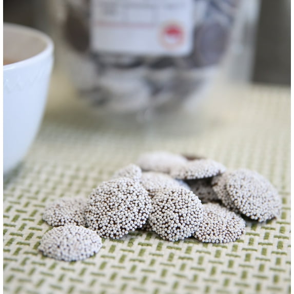 Kauffman Orchards Dark Chocolate Nonpareils Candy, Bulk 14 Ounce Bag