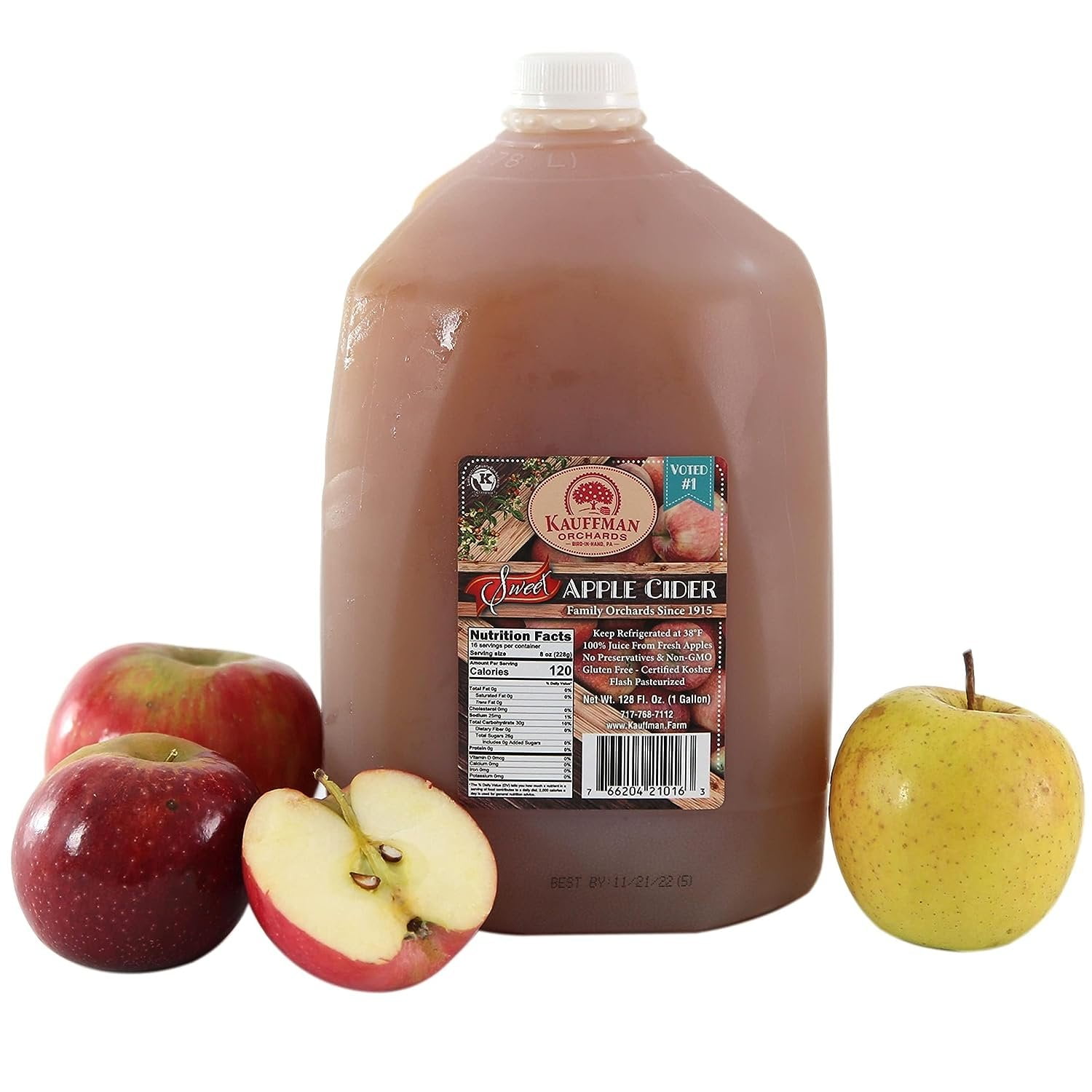 Kauffman Orchards Fresh Apple Cider, AwardWinning Flavor, Frozen for