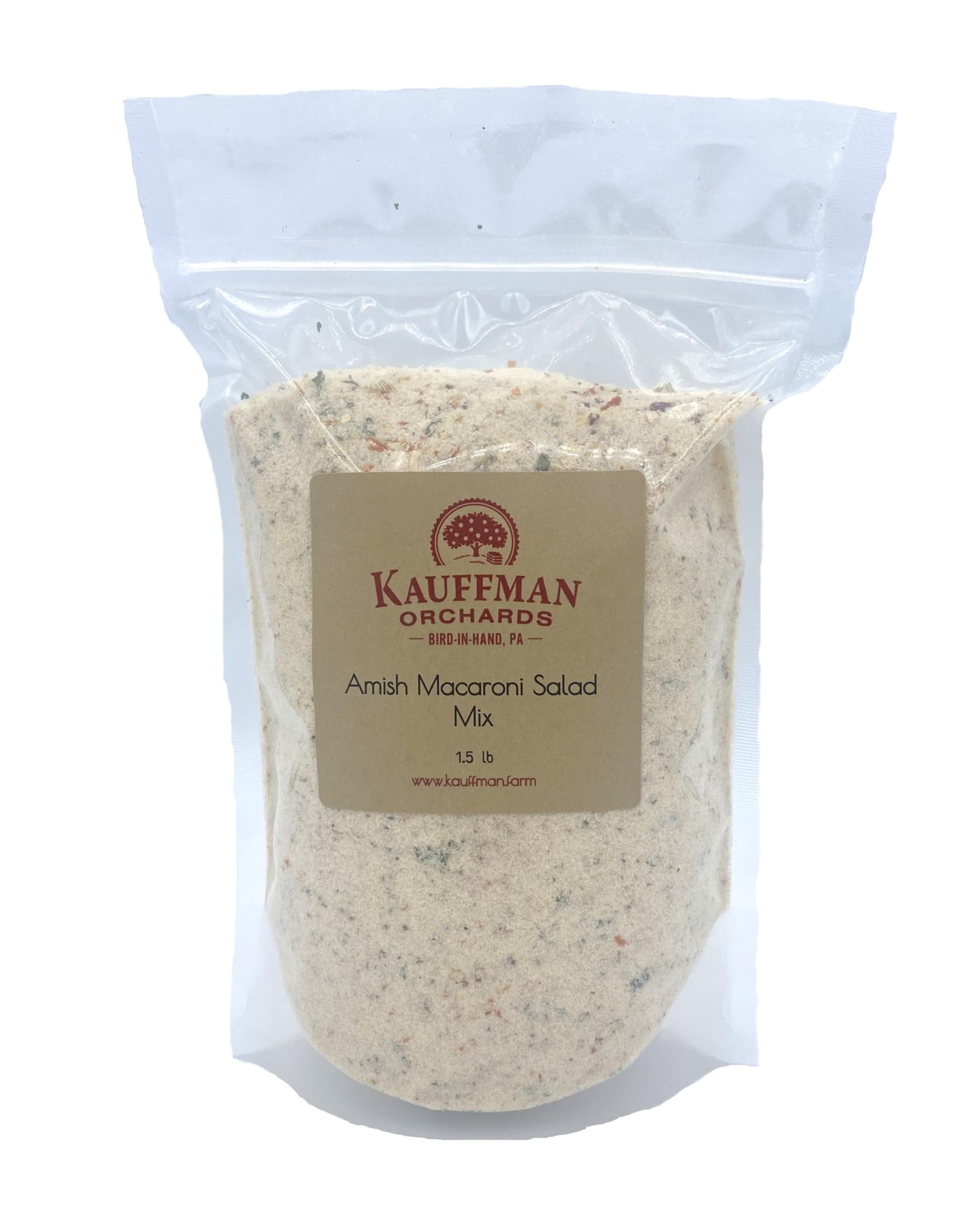 Kauffman Orchards Natural Amish Macaroni Salad Mix In Bulk, Resealable Bag, 1.5 Lb.