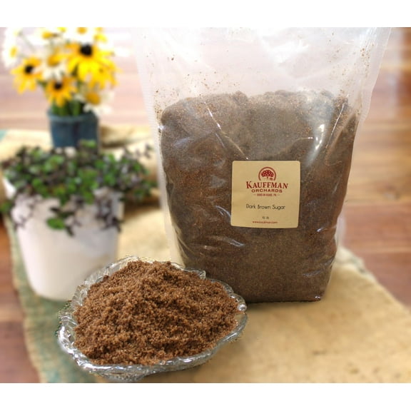 Kauffman Orchards Old-Fashioned Dark Brown Sugar, 10 Pound Bag Pack of 3