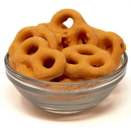 Kauffman Orchards Pumpkin Spice Yogurt Covered Pretzels, 14 oz Bag Pack of 3