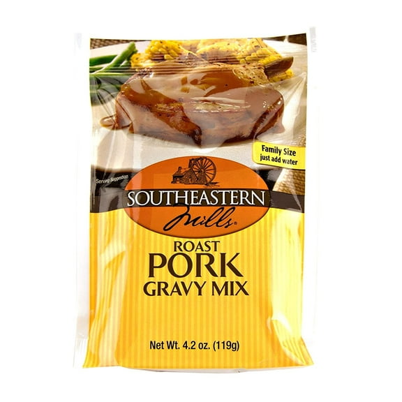 Kauffman Orchards Roast Pork Gravy Mix by Southeastern Mills, 4.2 Oz. Pack of 6