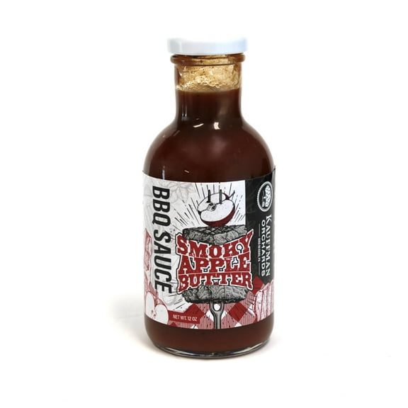 Kauffman Orchards Smoky Apple Butter BBQ Sauce, 12 oz Bottle Pack of 2