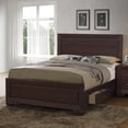 thumbnail image 1 of Kauffman Queen Storage Bed Dark Cocoa, 1 of 1