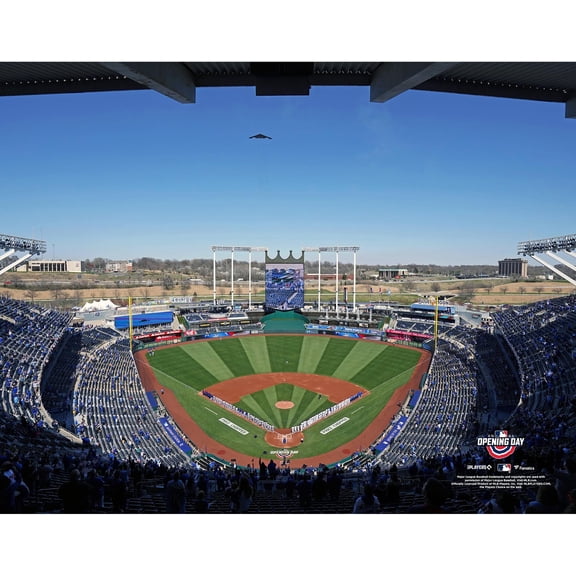 Kansas City Royals Unsigned 2021 Opening Day Stadium Photograph