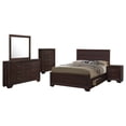 thumbnail image 1 of Kauffman 5-piece California King Bedroom Set Dark Cocoa, 1 of 18