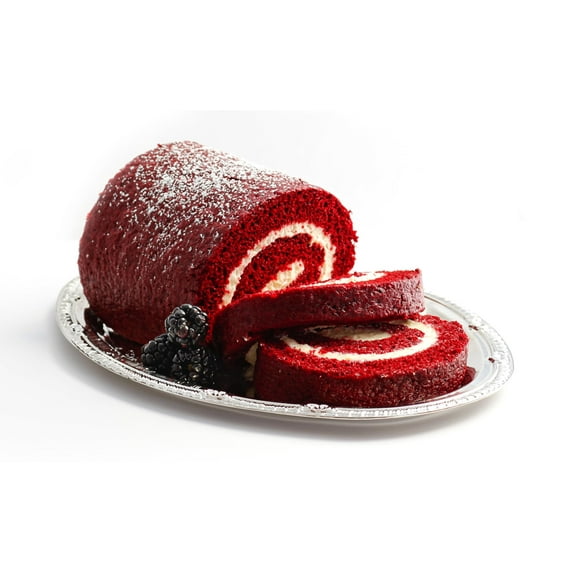 KauffmanTreats Red Velvet Valentine's Roll Dessert 21 Oz., Amish Red Velvet Roll Recipe with Cream Cheese Filling, Hand-Baked in Lancaster County, PA
