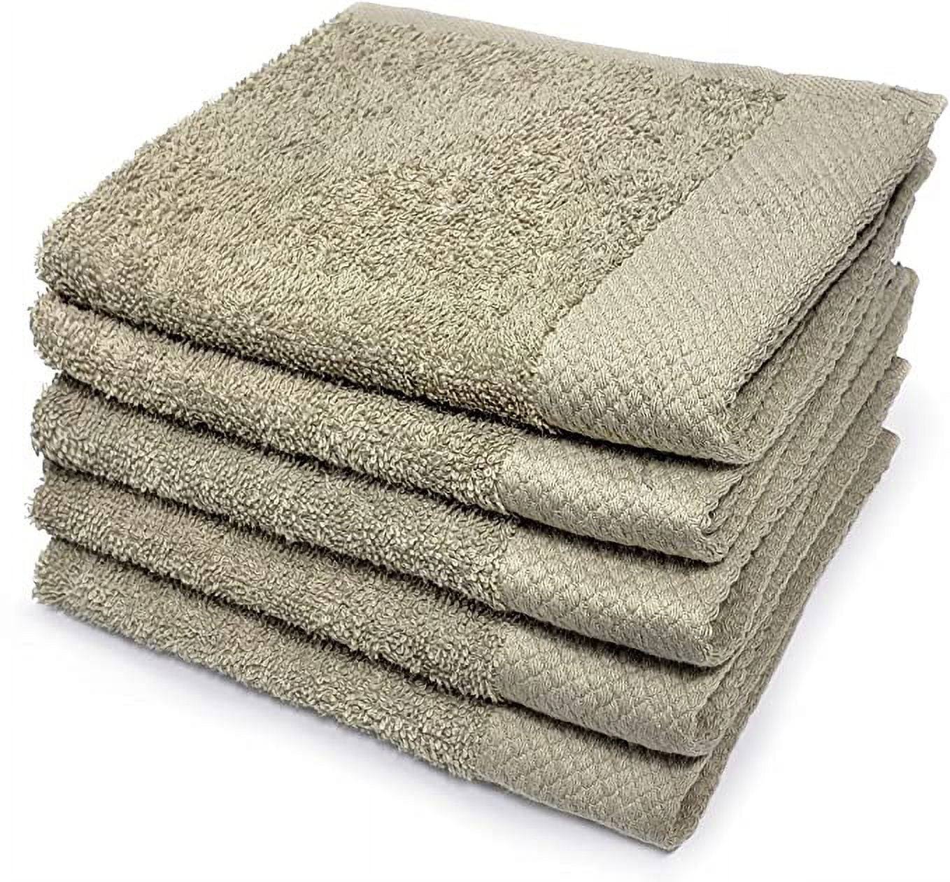 Kaufman 100 Cotton Washcloth 4Pack 12in x 17in Reusable Facial