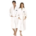 thumbnail image 1 of Kaufman 2 Pack Personalized Plush, Velour 100% Cotton Spa/Bathrobes - Custom Embroidered - Mami & Papi, 1 of 5