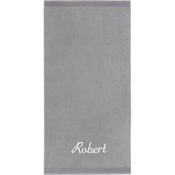 Kaufman -30" X 60" Solid Color Velour 100% Cotton Beach &Pool Towel