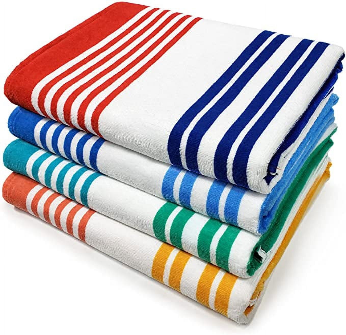 Ben Kaufman 100% Cotton Velour Towels - Large Cotton Towels - Soft