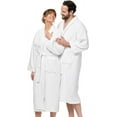 thumbnail image 1 of Kaufman  Embroidered White Shawl Collar Robe His/Hers -Mr/Mrs -Mom/Dad -Queen/King -Papi/Mami plain, 1 of 6