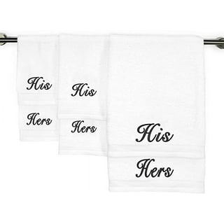 Monogrammed Kitchen Towel, Personalized Dish Towel, Black With Large White  Dots 