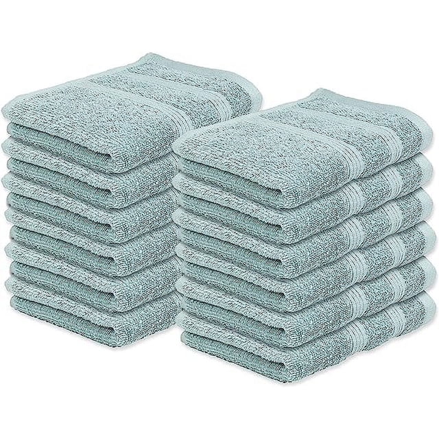 Gold Textiles 100% Ringspun Cotton Washcloths – 13x13