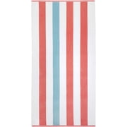 Kaufman - Soft Oversized | 35 x 70 Velour Tonal Striped Beach Towels | Absorbent, Quick-Drying | 100% Cotton Thick Beach Towels COR-SEA