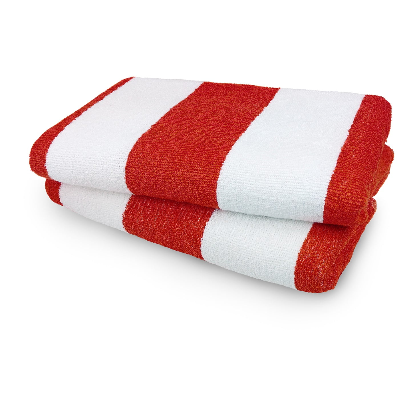 Kaufman Soft Oversized Beach Towels 30" x 70" Terry Cabana Striped