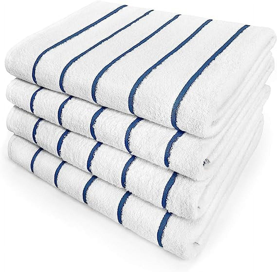 Kaufman sales 4 pc pack stripe beach towel by ben kaufman sales clearance