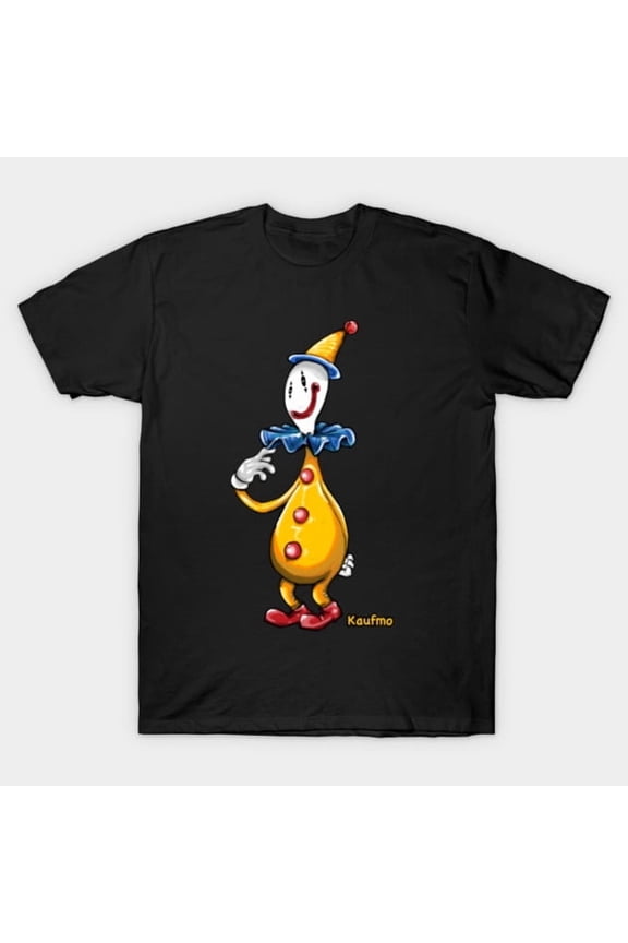 Kaufmo From The Amazing Digital Circus Clown Top Unisex T-Shirt, up to size 3XL.