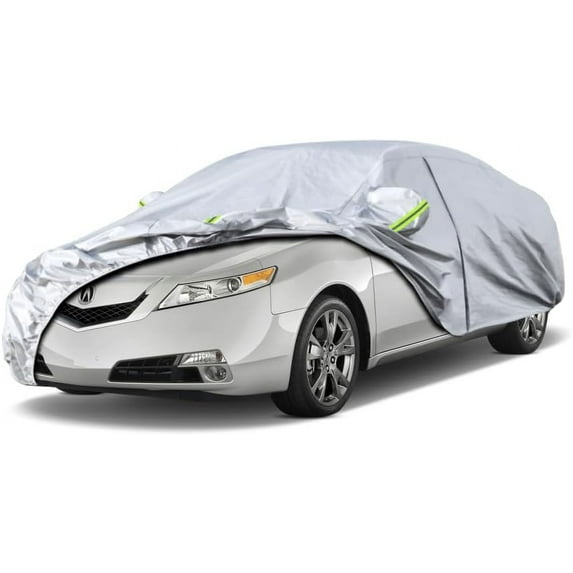 Kaugung 6 Layers Car Cover Custom Fit Acura TL from 1995 to 2014, Waterproof All Weather for Automobiles, Sun Rain Dust Snow Protection. (Ships from US Warehouse, Arrive Within 3-7 Days)