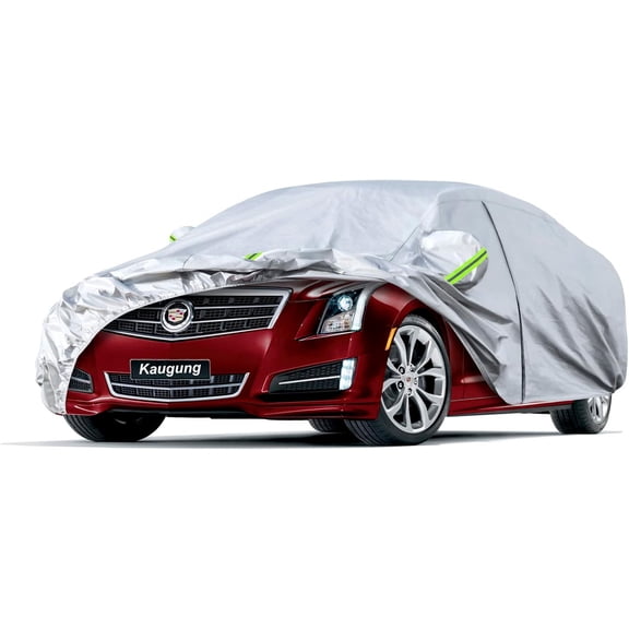 Kaugung 6 Layers Car Cover Custom Fit Cadillac ATS/ATS-V from 2013 to 2023, Waterproof All Weather Resistant Outdoor Indoor Sun Rain Dust Snow Protection.(USA Warehouse,Within 3-7 Days)