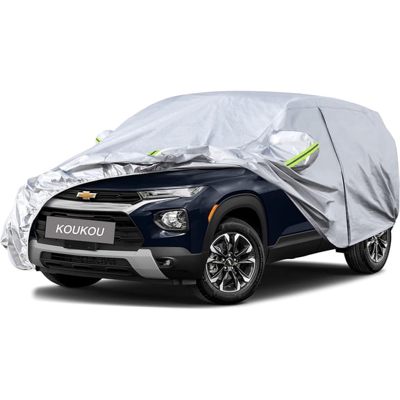 Kaugung 6 Layers Car Cover Custom Fit Chevy Trailblazer from 2020 to 2023, Waterproof All Weather for Automobiles, Sun Rain Dust Snow Protection. (Ships from US Warehouse, Arrive Within 3-7 Days)