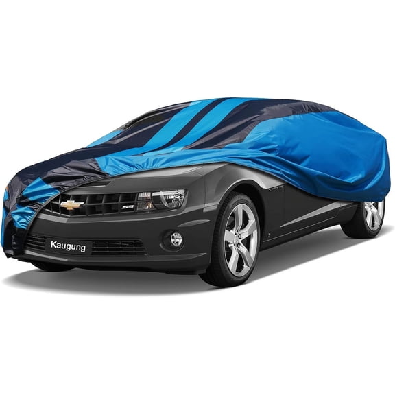 Kaugung Car Cover Waterproof Custom Fit Chevy Chevrolet Camaro ZL1 Z28(1982-2023), Lightweight Full Exterior Cover for Automobiles All Weather Outdoor Sun UV Rain Dust Snow Wind Protection.