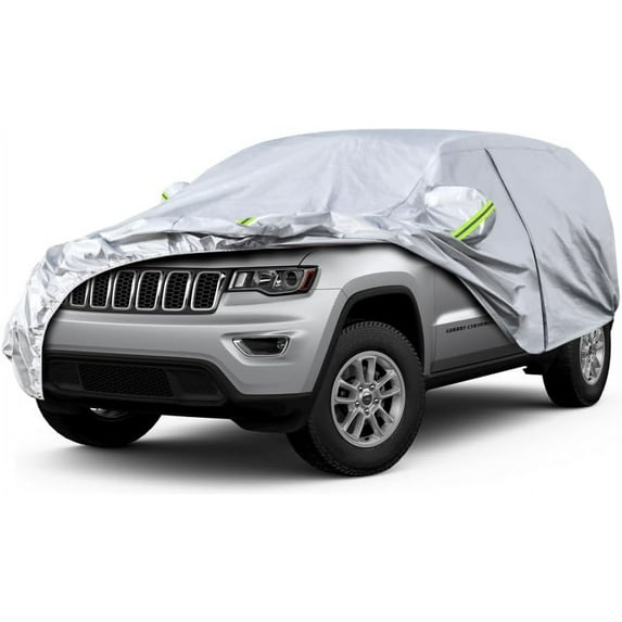 Kaugung SUV Car Cover Custom Fit Jeep Compass from 2006 to 2023, Waterproof All Weather for Automobiles, Sun Rain Dust Snow Protection. (Ships from US Warehouse, Arrive Within 3-7 Days)