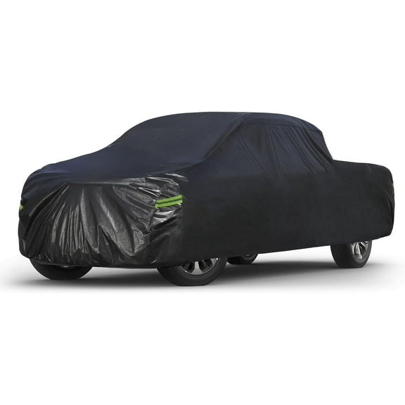 Kaugung Waterproof Truck Cover Fit GMC Canyon from 2004 to 2012 (Crew Cab/Regular Cab/Extended Cab), 7 Layers Heavyduty Full Pickup Cover All Weather,Outdoor Sun UV Rain Dust Protection.