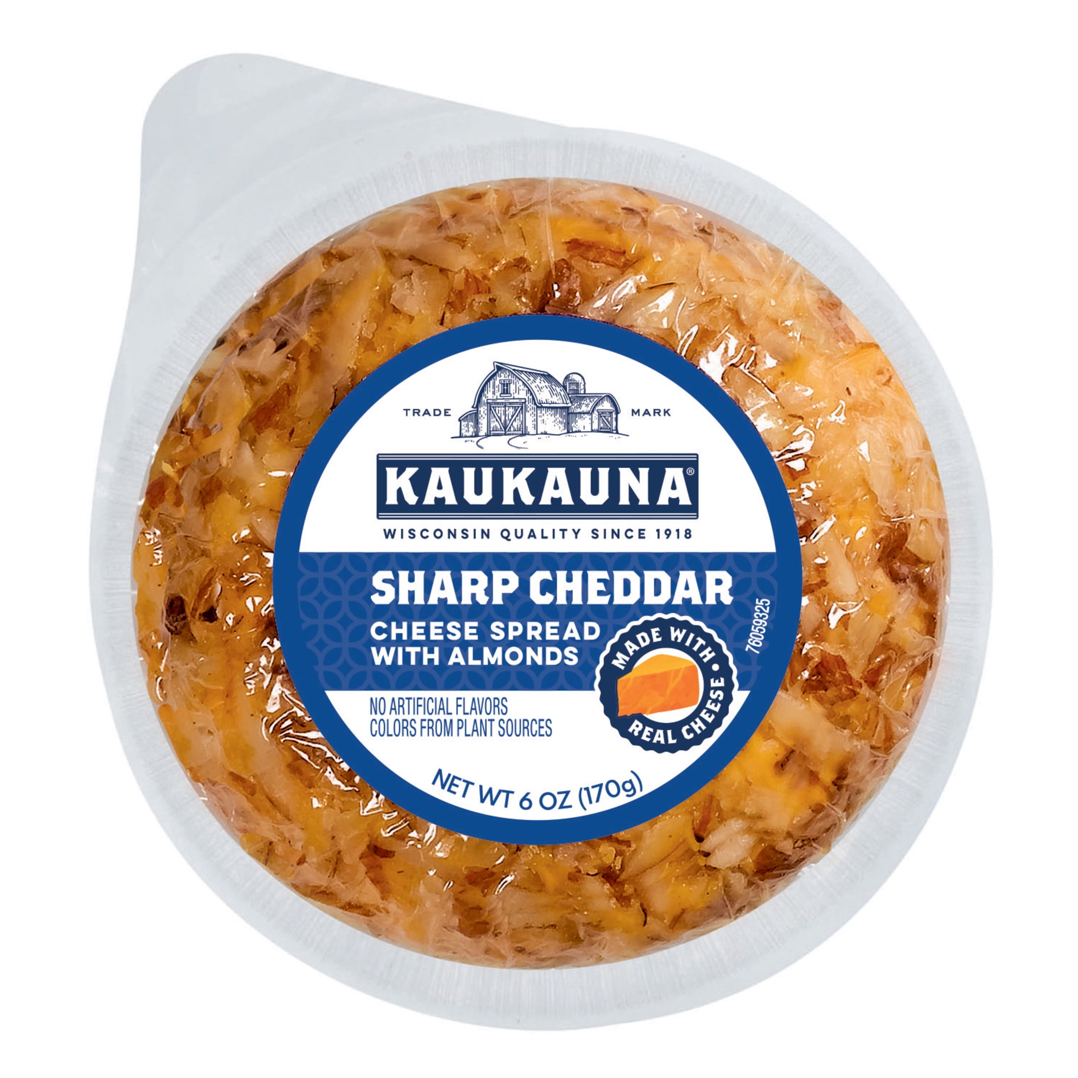 Kaukauna® Sharp Cheddar Spreadable Cheese Ball, 6 oz