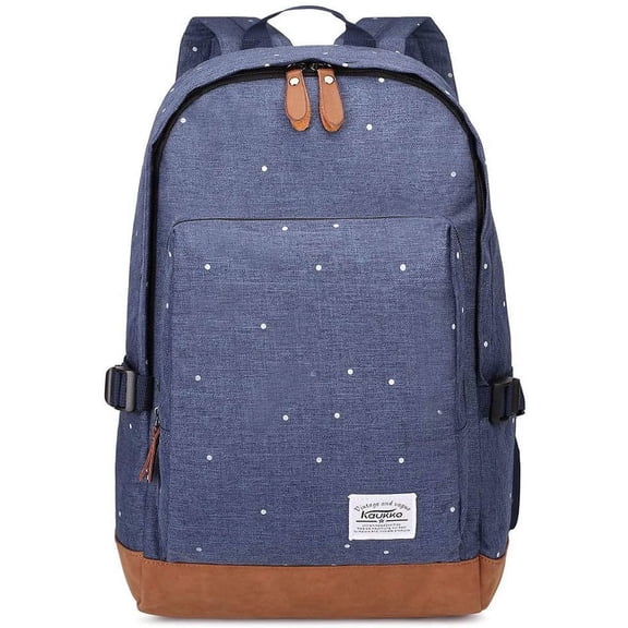 Kaukko Women's Backpack Student Backpack Laptop College School Backpack Travel Backpack, Large(Blue)