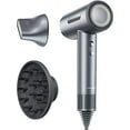 thumbnail image 1 of Ionic Hair Dryer, OEIKPFN High Speed Blow Dryer with Diffuser & 110,000 RPM Brushless Motor for Fast Drying, Gray, 1 of 12