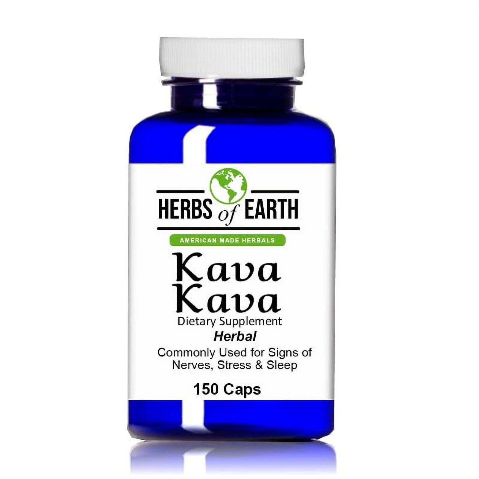 Kava Kava Herbal Caps, Nerves, Stress and Sleep, High Quality, No