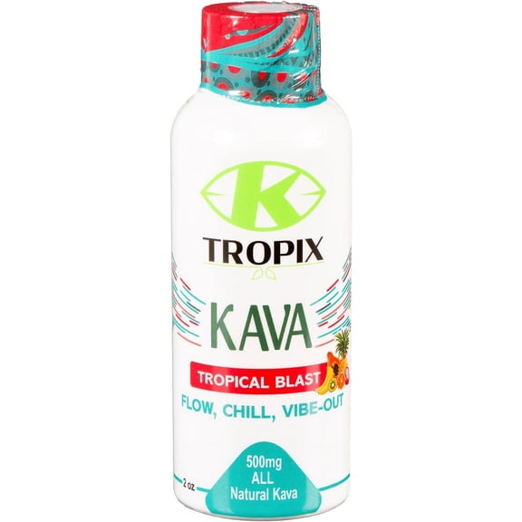 Kava Shot Tropical Blast - Kava Drink - Kava Root Extract Supplement