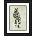 thumbnail image 1 of Kaveney, Wendy 13x18 Black Ornate Wood Framed with Double Matting Museum Art Print Titled - French Polynesia, Society Isl Painted tapa cloth, 1 of 4