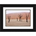 thumbnail image 1 of Kaveney, Wendy 14x11 Black Ornate Wood Framed with Double Matting Museum Art Print Titled - Namibia, Namib-Naukluft, Deadvlei Misty Morning, 1 of 4