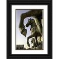 thumbnail image 1 of Kaveney, Wendy 17x24 Black Ornate Wood Framed with Double Matting Museum Art Print Titled - Italy, Venice The Horses of San Marco, 1 of 4