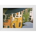 thumbnail image 1 of Kaveney, Wendy 24x17 White Modern Wood Framed Museum Art Print Titled - Italy, Burano Houses reflecting on canal, 1 of 4