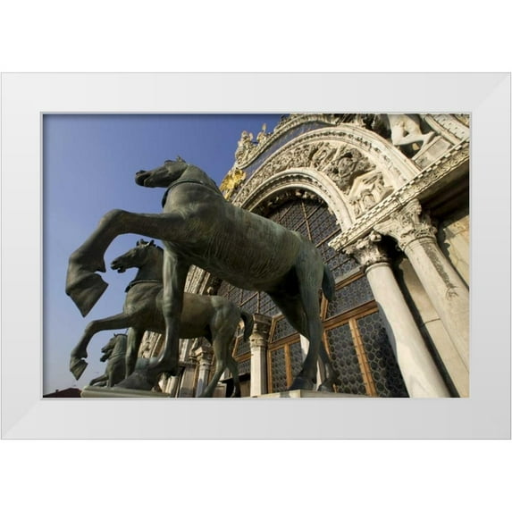 Kaveney, Wendy 24x17 White Modern Wood Framed Museum Art Print Titled - Italy, Venice San Marco- Basilica di San Marco