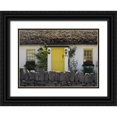 thumbnail image 1 of Kaveney, Wendy 24x19 Black Ornate Wood Framed with Double Matting Museum Art Print Titled - Ireland, Ballyvaughan Thatched-roof house, 1 of 4