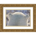 thumbnail image 1 of Kaveney, Wendy 32x23 Gold Ornate Wood Framed with Double Matting Museum Art Print Titled - Canada, Churchill Back of polar bears head, 1 of 4