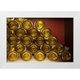 thumbnail image 1 of Kaveney, Wendy 32x23 White Modern Wood Framed Museum Art Print Titled - Chile, Casablanca Valley Wine bottle bottom, 1 of 4