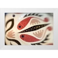 thumbnail image 1 of Kaveney, Wendy 32x23 White Modern Wood Framed Museum Art Print Titled - French Polynesia Polynesian designs on a tray, 1 of 4