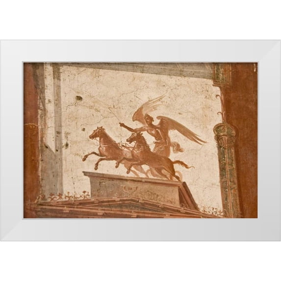 Kaveney, Wendy 32x23 White Modern Wood Framed Museum Art Print Titled - Italy, Campania, Herculaneum Hall of Augustals