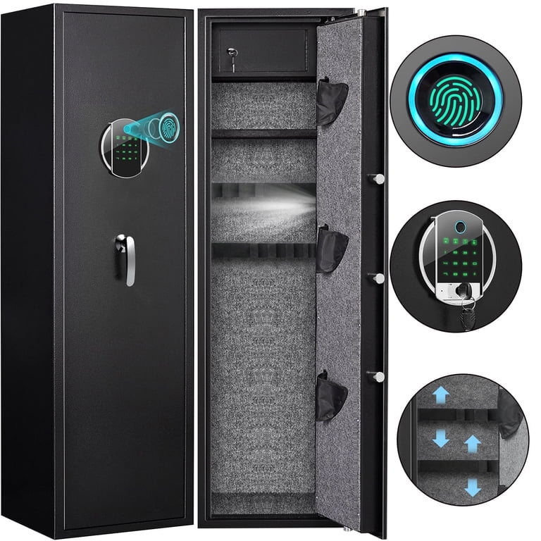 Kavey 2.0 Cubic Home Safe, Safe Box With Digital Touch Screen Keypad