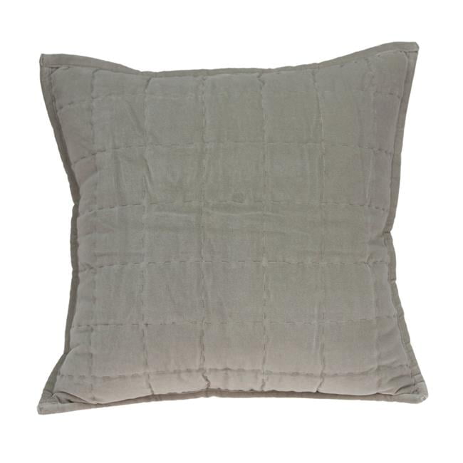 Grey Pillow Cover With Poly Insert Grey Pillow Cover With Poly Insert