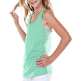 thumbnail image 1 of Kavio! Big Girls 7-16 Jersey Scoop Neck Lace Racer Back Tank Ice Green XL, 1 of 1